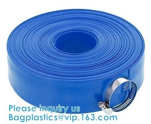 General Purpose Reinforced PVC Lay-Flat Water Discharge Hose,For Use While Back-Washing Filters And Draining Pools