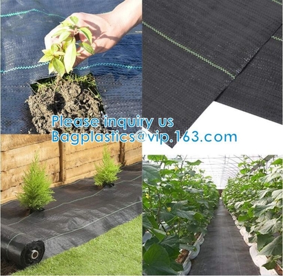 Customized Grade Gardening Fabric Rolls, Weed Control, Eco-Friendly, Flower Bed, Mulch, Pavers, Edging, Garden Stakes