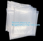 Recyclable Reusable PE Bubble Zipper Bag Slider Bag For Cosmetic Lash Goods Package US Free Shipping Cosmetic Makeup