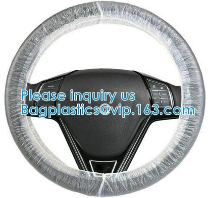 Steering Wheel Cover, Car Seat Cover, Disposable Cover, Pe Car Foot Mat, Gear Cover, Auto, Protective Automobile Product