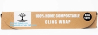 Compostable Biodegradable Corn PLA Foil Roll Wrap Film, PVC Cling Film, Fresh Food Wrap Cover, Food Wrap PE Cling Film