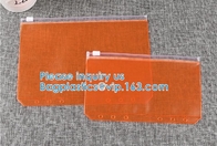 Biodegradable Glitter Custom Logo Small Pink Waterproof Cosmetic Bags TPU Zip Pouch Kit Transparent VANITY Beauty