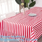 Vinyl Tablecloth PEVA Spillproof Wipeable Oilcloth Tablecloth Rectangle Heavy Duty Extra Large Reusable Tablecloth
