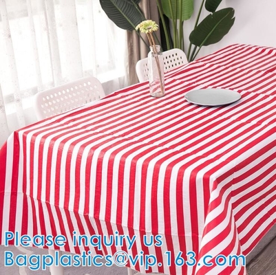 Vinyl Tablecloth PEVA Spillproof Wipeable Oilcloth Tablecloth Rectangle Heavy Duty Extra Large Reusable Tablecloth