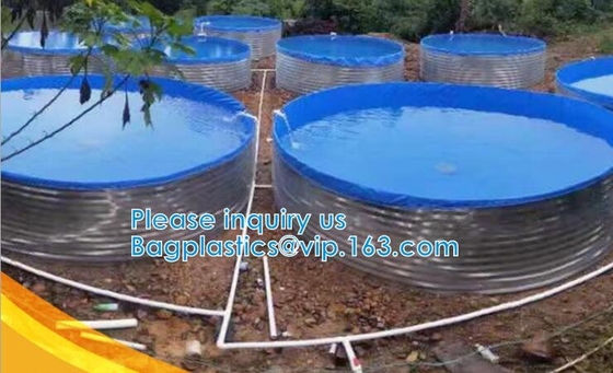 Aquaculture Pool PVC Coated Cloth COATED BANNER Tarpaulin Greenhouse Fish Pond Crayfish Koi Culture Child Water Pool