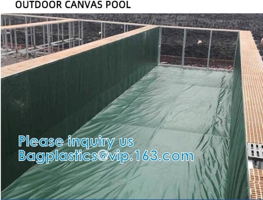 Aquaculture Pool PVC Coated Cloth COATED BANNER Tarpaulin Greenhouse Fish Pond Crayfish Koi Culture Child Water Pool
