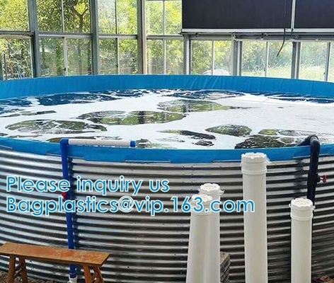 Aquaculture Pool PVC Coated Cloth COATED BANNER Tarpaulin Greenhouse Fish Pond Crayfish Koi Culture Child Water Pool