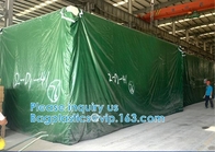 CARGOES COVER CANVAS &amp; SUPPLY Canvas Tarpaulin for Roof, Outdoor, Patio. Rain or Sun (Reversible, Silver and Black)