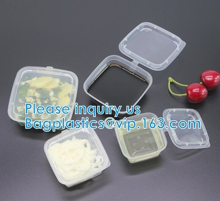 Square Sauce Cup, Portion Cup, Disposable Ps Sauce Cup, 1oz 2oz 3oz 4oz 5oz 8oz 9oz Disposable Plastic Sauce