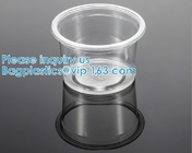 Disposable Sauce Cups With Lid Food Storage Containers Boxes Package Box&amp;Lid Portable Disposable Portable Plastic Cups