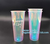 Glitter Water Cup Creative Straw Cup Gift Home Office Double Layer Heat Cold Insulation Eco-Friendly Milk Shake Smoothie