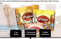 Food Grade Flute Corrugated Custom Printed Size Caja Para Pizza Design Cardboard Carton Pizza Box