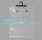 Hooking Bag For Clothing Pouch With Slide Or Self Sealing Zipper, Bag For Swimwear Bag With Hook