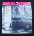 Eco-friendly Hanger Zipper Bag/Rigid Handle Zipper Bag/Hook Handle Poly bag, Hanger Hook Bag For Clothes