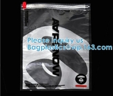 Clothes Clear Slider Zip Lock Zipper Lock Clothing Plastic Zipper Transparent Pe Packaging Bags Pe