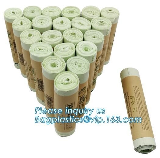 Food Storage Eco Packing Recycle Biodegradable Shopping Bag In bagease, 100% Compostable Plastic T-Shirt Shopping Bags