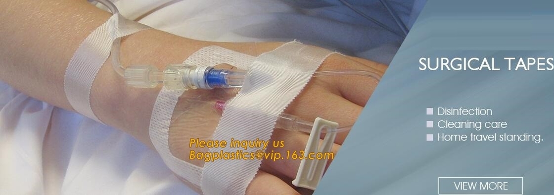 Non-woven adhesive surgical tape acrylic glue medical tape first aid tape,Class A Non Woven Surgical TapeM Tape bagease pac
