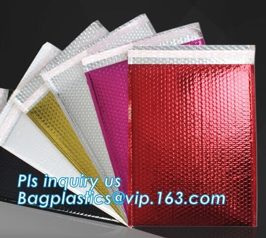 Custom Padded Envelope Jiffy Bags Tear Proof Pink Kraft Paper Air Bubble Mailers Manufacturer, Bubble Mailers Bags Paper