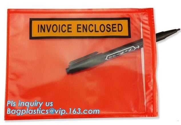Emailing Zip Lock Packing List Enclosed Envelopes Tamper-Evident Deposit Bags Ziplockk Pocket, Mail Pocket Bags, Envelope