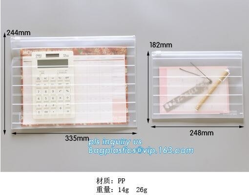 Frosted EVA cloth storage bag ladies large capacity custom foldable slider zipper plastic, Slider zipper bags plastic ba