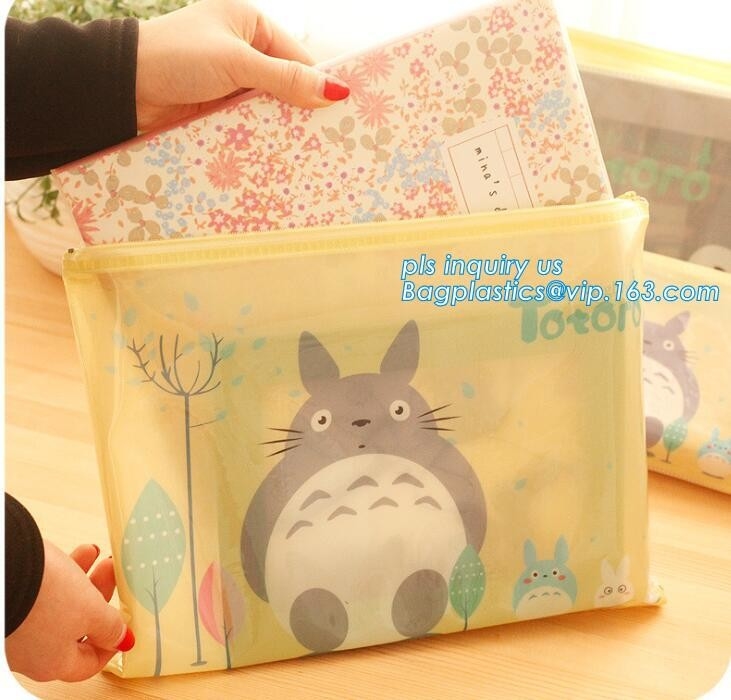 Slider zipper bags plastic bags with zipper, slider zipper PP bikini packaging bag, pencil packing slider zipper pvc pla