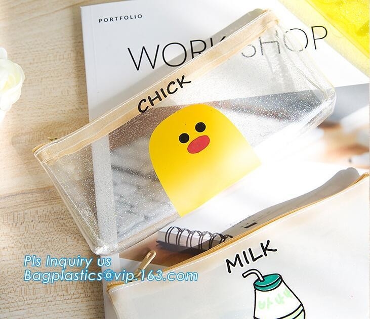 Recyclable Plastic Clear frotsed Matte Vinyl Slider k PVC Bag Packaging, slider zipper bag for garment packaging