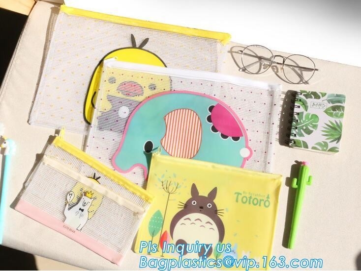 slider zipper pvc pouch clear vinyl pvc k bag, water proof cosmetic vinyl PVC/EVA slider zipper plastic bags