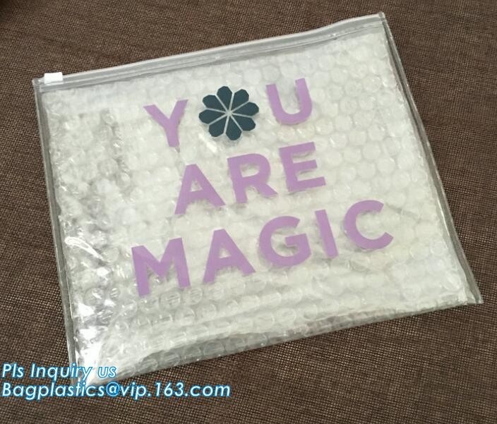 Slider Zip Lock Bubble Bags Zip Padded Pouch, Envelopes Bubble Bag/ Slider Zip Lock Air Bubble Protection Bags