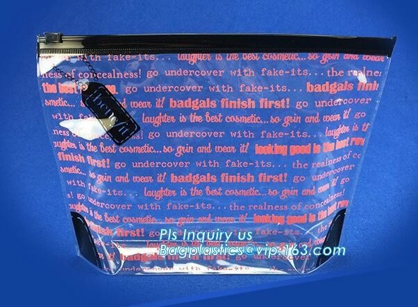k bags pvc zip bag for cosmetic packing, elegant bag frosted slider zipper bag for microfiber, bikini bag,pvc plas