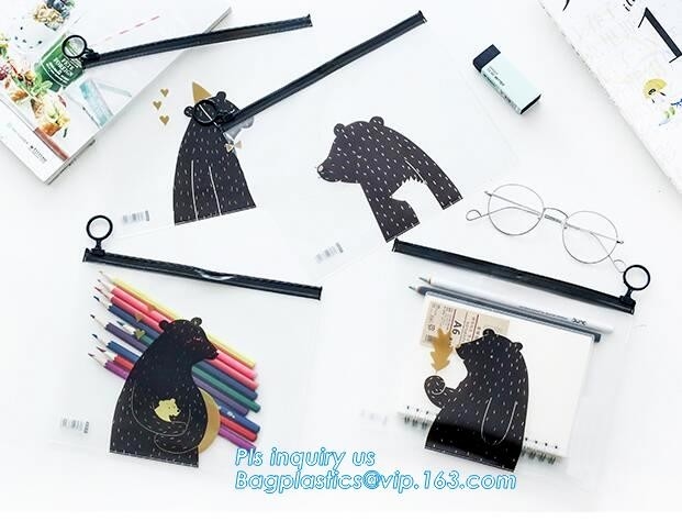 plastic zipper lock slider bags in storage bag, Resealable Plastic Underwear slider zipper Packaging Bags for Garment