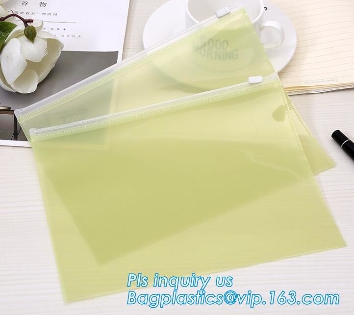 resealable slider zipper underwear packaging bags with logo, matte frosted PVC slider zipper bag plastic bag with zipper