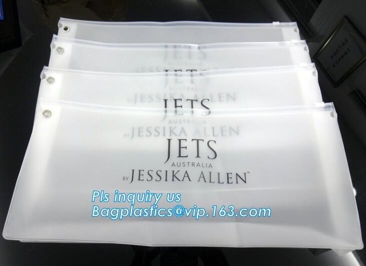plastic underwear packing pe k zipper slider bag, zipper bag vinyl toiletry zipper bag pvc slider bag, slider zipp