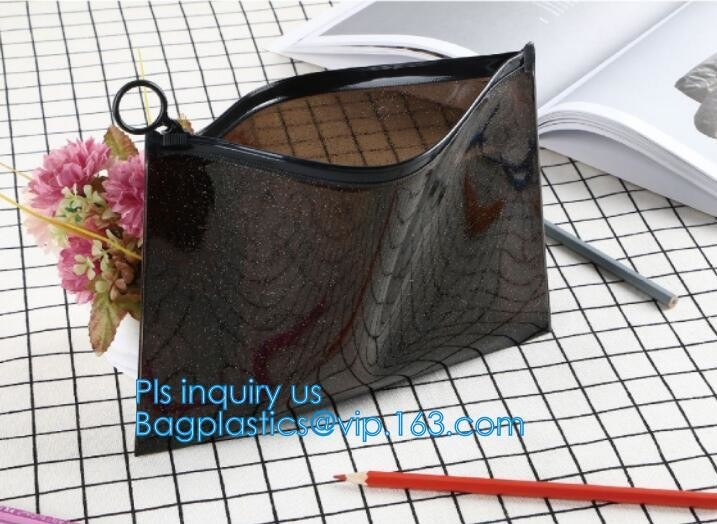 k bag for swimwear packaging, Resealable slider zip lock plastic bags, Pvc Pouch good quality with zipper packing