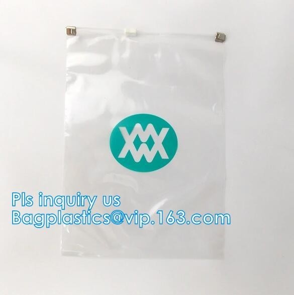 package Vinyl transparent pvc bag cosmetic packing, Zip Lock Vinyl PVC Bags for Cosmetics Medicine Many Uses, pvc vinyl