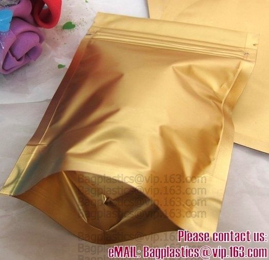 Side Gusset Bags, Quad Sealed Bags, Cookie packaging, Tea pack, Coffee pack, Oil packaging Aluminium Foil k Bags W