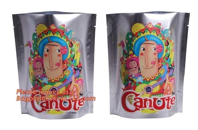 Matte finish 250g 500g metalized foil k stand up packaging bag for dry fruits packaging pouch,Metalized foil fish