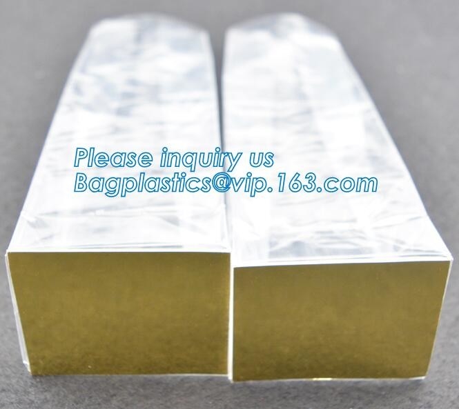 Transparent bopp/opp square block bottom bags with side gusset,Bopp Block Square Bottom Bag,Clear Square Bottom Bags,Can
