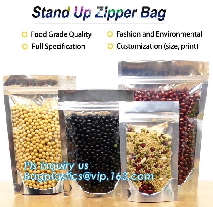 Snack Zipper Bags Food Packaging Stand Up k Pouch,PACK flexible stand up pouch with zipper packaging bag for food/