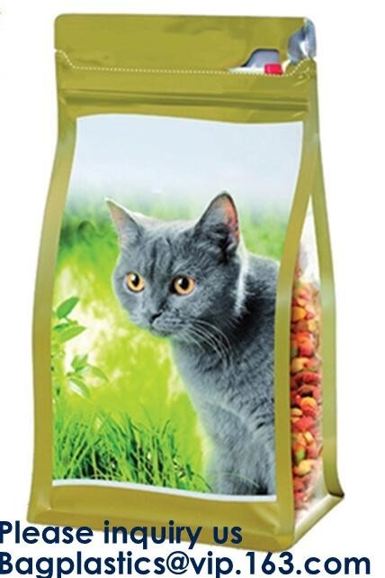 Pet Treat Food Pouch BAGS,Bath Salts Fishing Baits Garden &amp; Building supplies STAND UP POUCHES SIDE GUSSET BAGS FLAT BOT