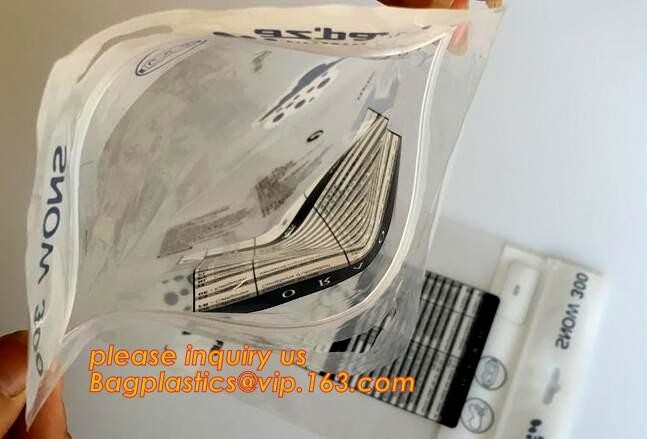 Customized Medical k bag/Zipper bag with lock for packaging, envelope Medicine Zip Lock Bag for Hospital packaging