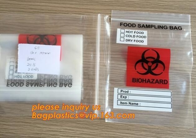 Medical First Aid Kit Empty Bag, medical pill zip lock bag, resealable medical exit bag with k for tobacco packs