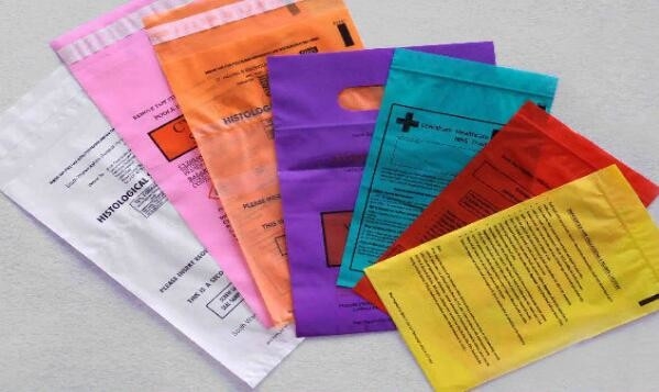 Zip lock type medical biohazard waste disposal supplies LDPE plastic medical autoclave bags, Medical packing k sea