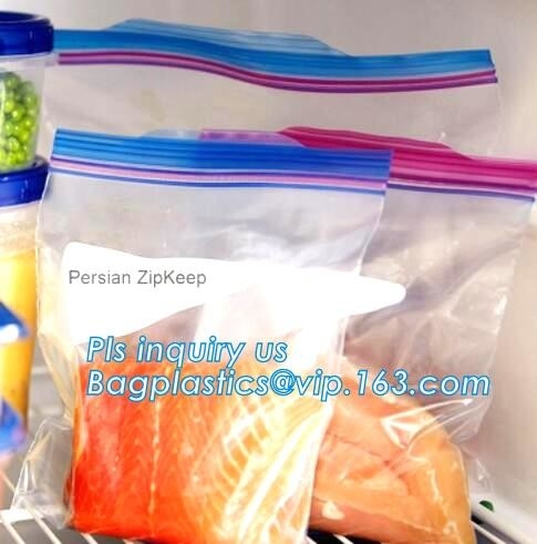 double track reclosable zip lock bag, double-track zipper closure, slide seal reclosable poly bags, package double track