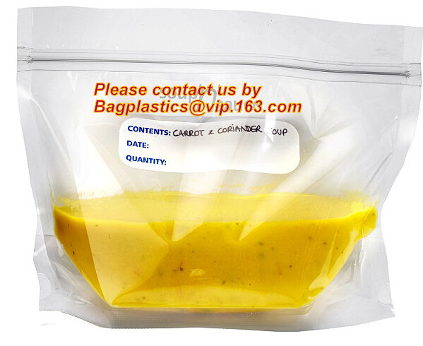 soup bag, liquidvinyl k clothes bag/poly zip lock bags /zipper bag plastic, eco friendly ldpe zip lock garment bag