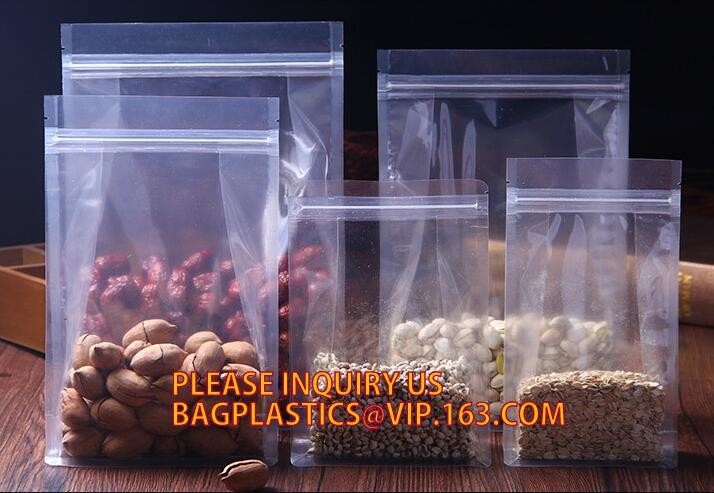 pp k crystal bag, polypropylene zipper Plastic zipper/zip/k/ bags houseware/medicine/food/clothes bags