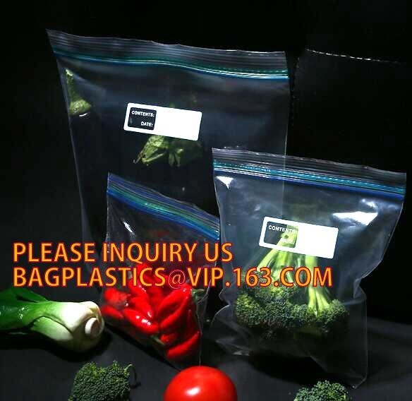 Eco-friendly PE Double Track Vacuum PE Plastic Zipper, Double Track k Plastic Bags /Zip Lock Clear Plastic Bag pac
