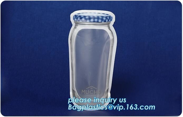 Resealable three -side sealed Aluminum Foil Zip Lock Bag/Food Moisture-proof k Pouch with Custom Logo, bagease