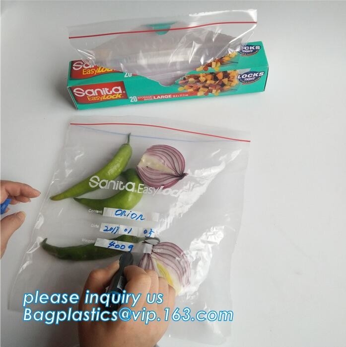 food grade packing clear  bag LDPE transparent custom printed zipper bags plastic k bag, bagplastics, bageas