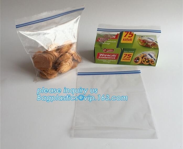 Printed food custom pe  bag with logo, zipper/zip/k/ bags houseware/medicine/food/clothes bags 2016 wh