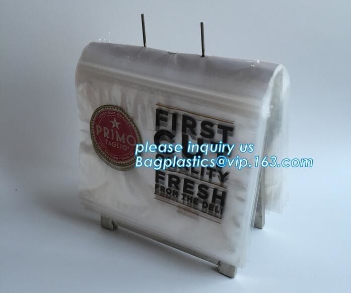 Custom Design Deli Saddle Zip Lock Bag, Virgin LDPE Reclosable Plastic k saddle bag deli bag with Printed Logo for